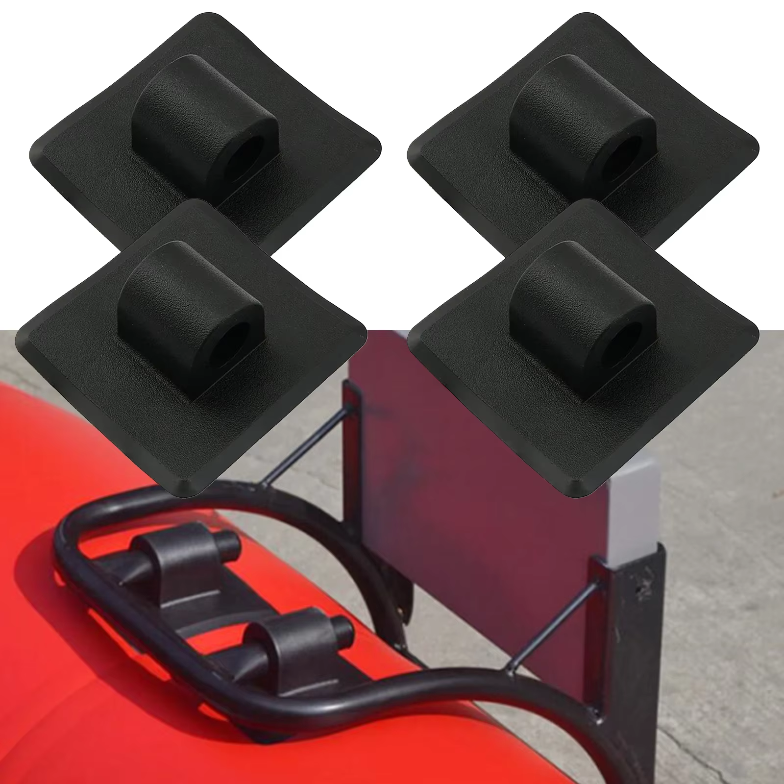 Support de moteur de bateau gonflable, 4 pièces, partie de moteur de voile, supports de moteur hors-bord