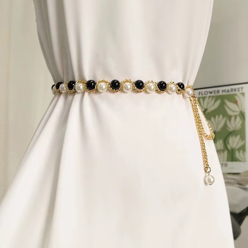 Ceinture de perles élégante pour femmes