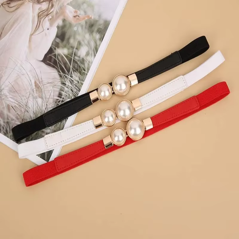Ceinture de taille fine à breloque rétro élégante pour robe