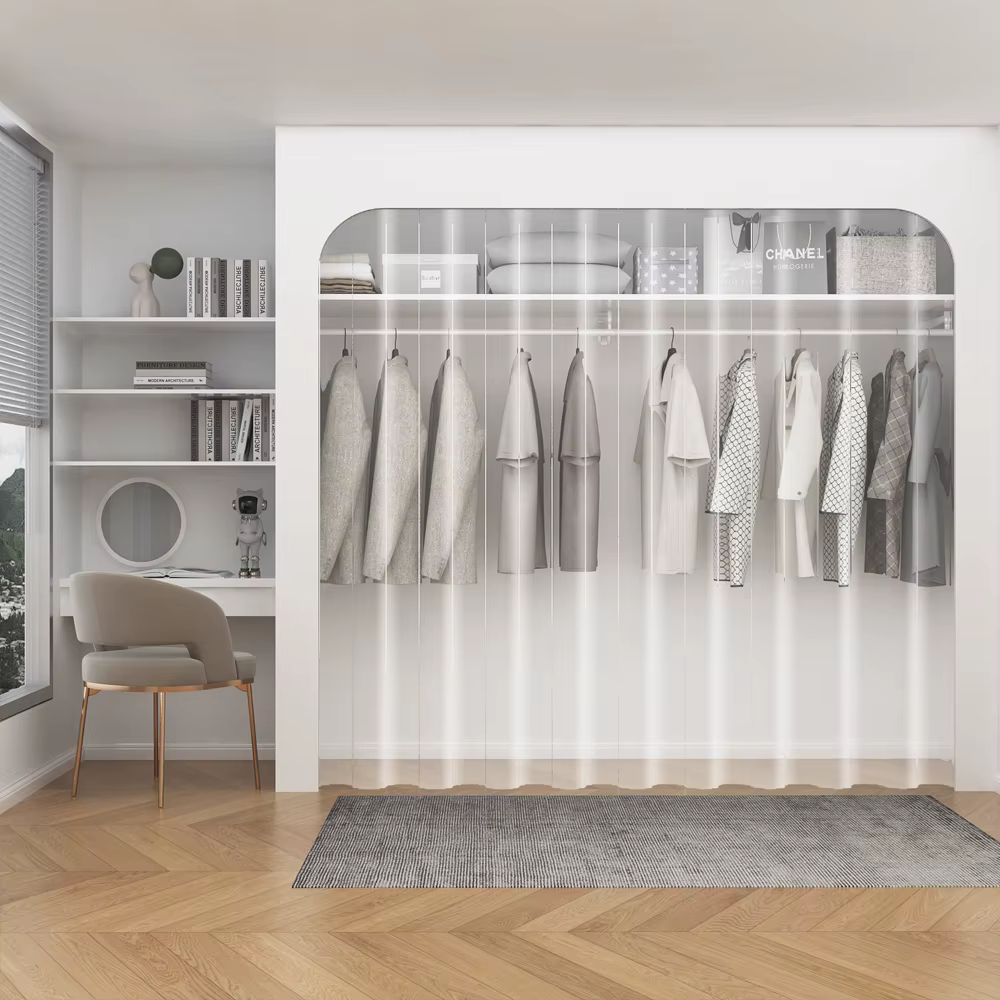 Rideau de porte Transparent EVA, prévention du froid, isolation thermique, cloison coupe-vent, isolation phonique pour fenêtre de salle de bains