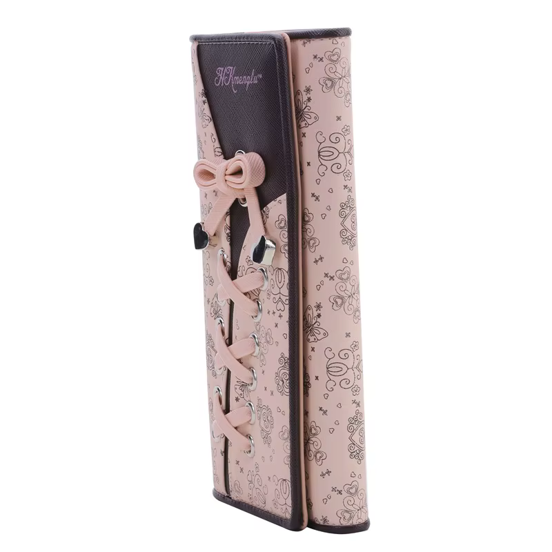 Portefeuille long multifonctionnel en PU pour filles