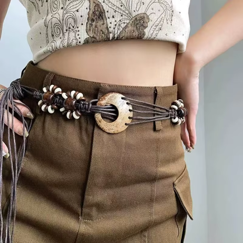 Ceinture rétro polyvalente pour femme