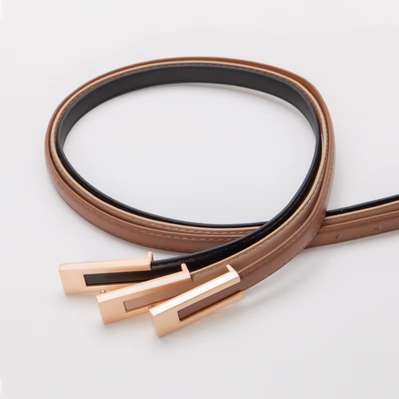 Ceinture pour femme élégante de style vintage, ceinture pour femme décorée d'une boucle dorée, magnifique ceinture de taille