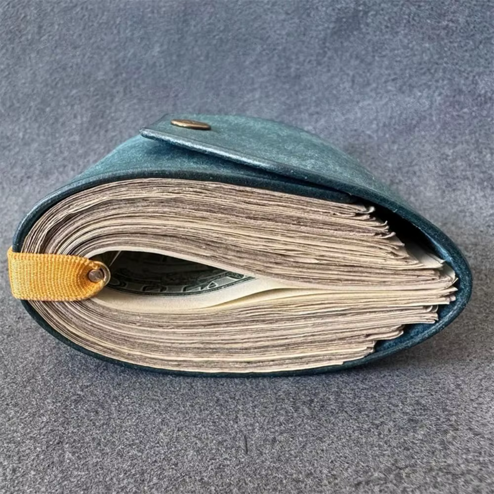Le portefeuille d'enveloppe d'argent