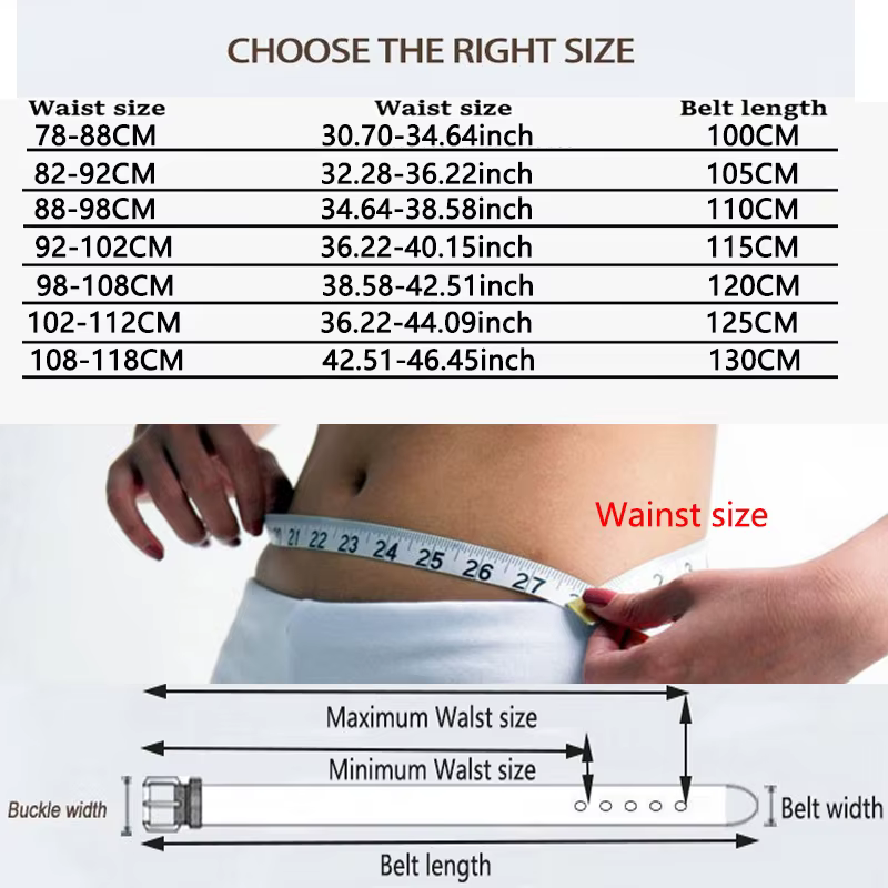 Ceinture réversible décontractée de haute qualité pour homme
