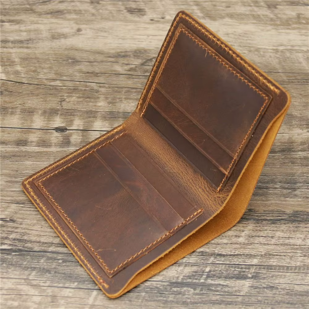 Portefeuille homme en cuir véritable