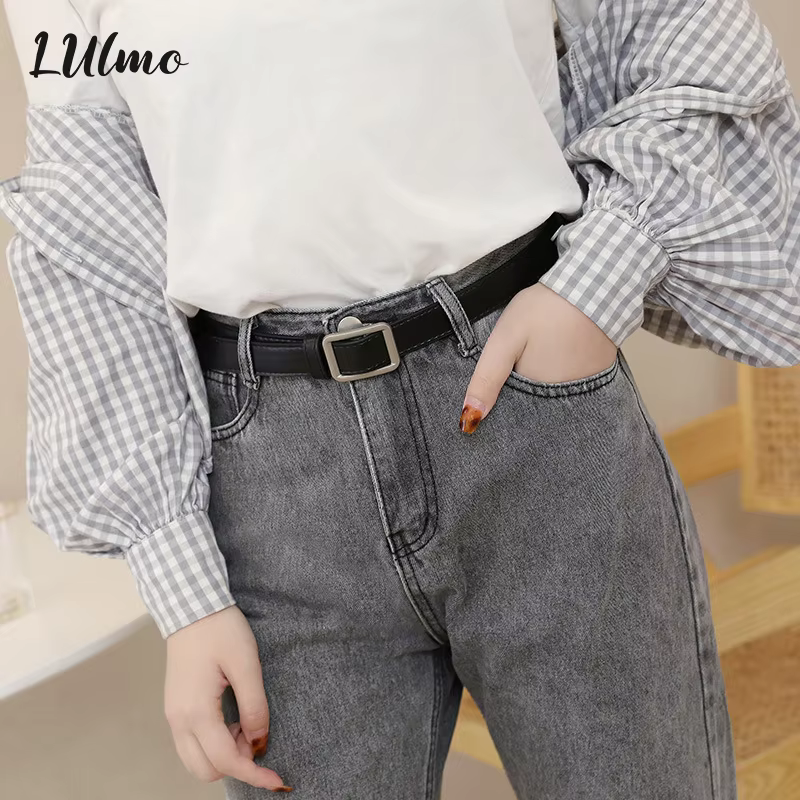 Ceinture en cuir véritable pour femmes
