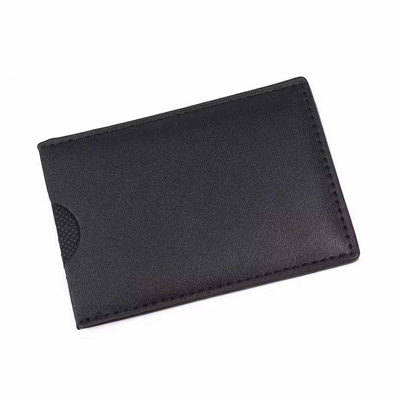 Portefeuille en cuir personnalisé motif chauve-souris