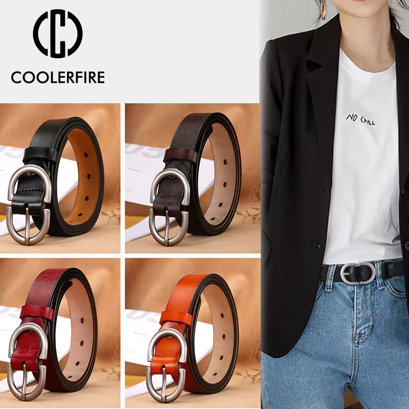 Ceintures pour femmes en cuir véritable peau de vache haute qualité mode ceinture jean femme ceintures pour robe marque de luxe femmes ceinture LD032-1