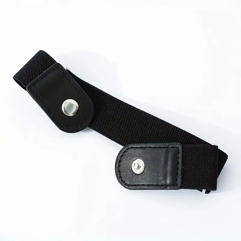 2 pièces/ensemble sans boucle ceinture élastique pour femmes hommes unisexe