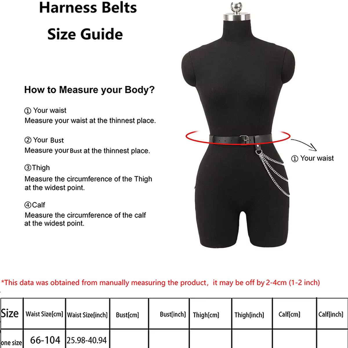 Ceinture en cuir réglable pour femmes, chaîne de corps, harnais de taille Sexy, accessoire de chaîne de ventre gothique, bijoux de Festival pour filles