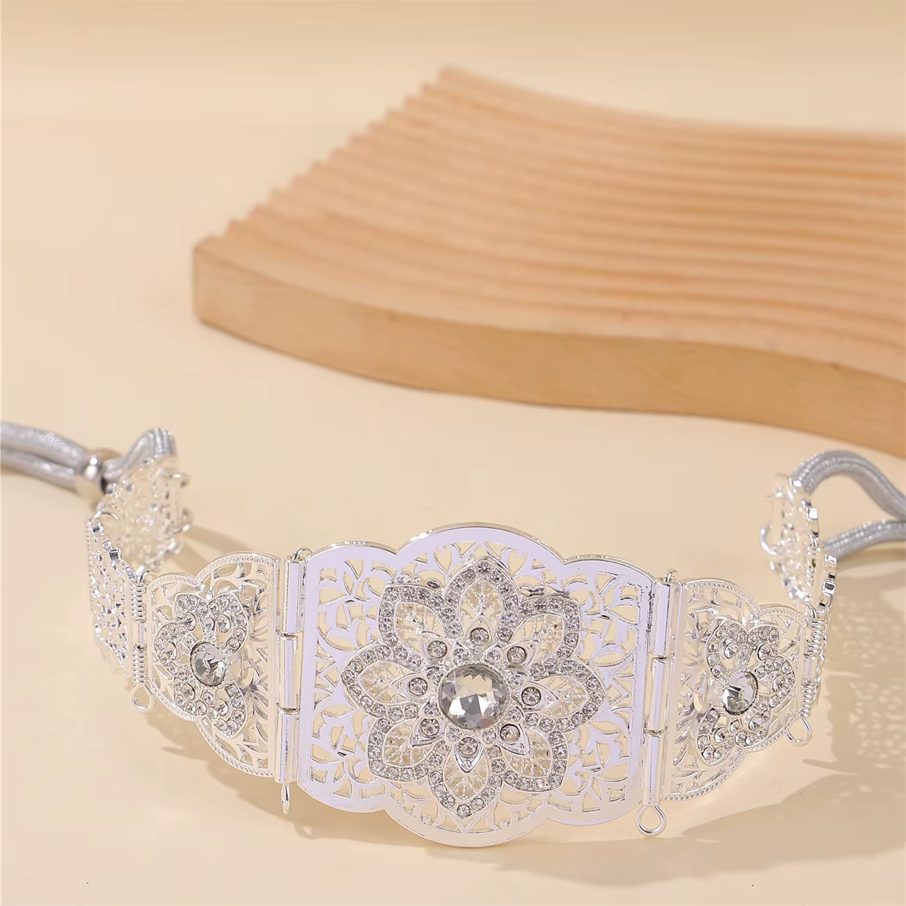 Ceinture de bijoux de luxe de style vintage pour femmes, longueur réglable, accessoire de mariage/banquet/vacances, bijoux premium, cadeau pour femmes
