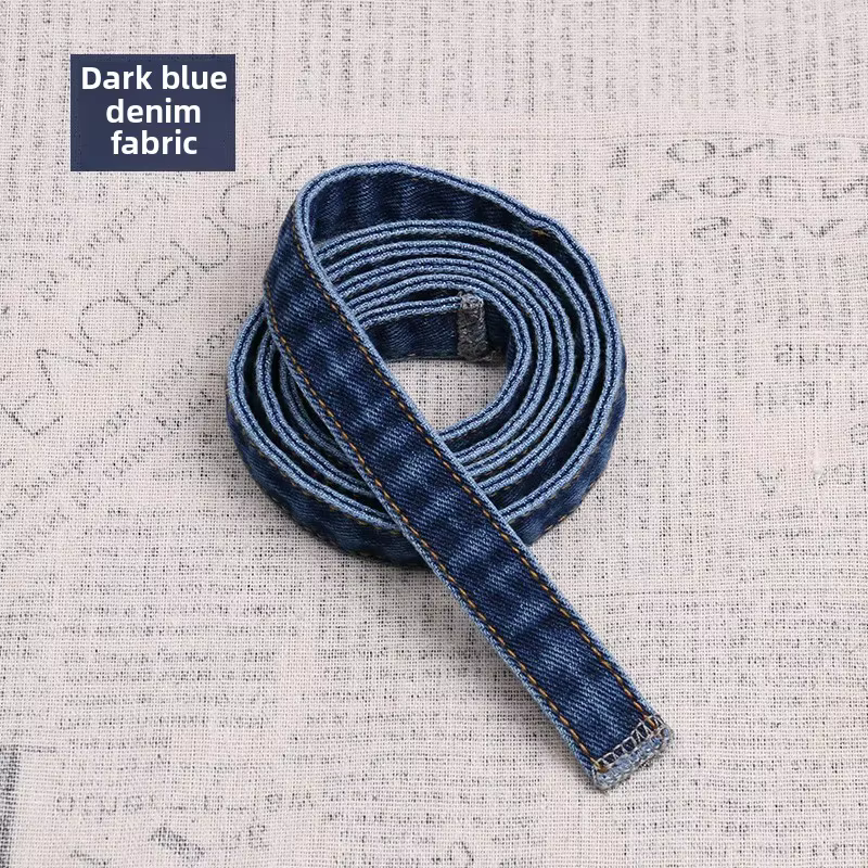 Ceinture en jean délavé bleu pour jeans et salopette avec sangle à boucle