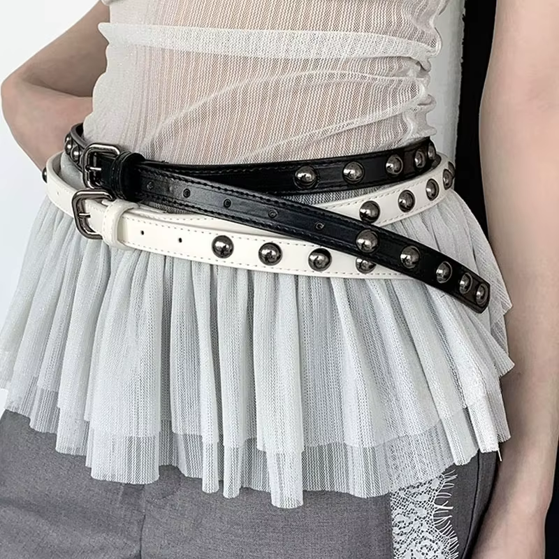 Ceinture en cuir pour femmes