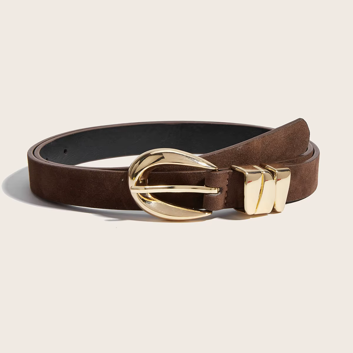1 Ceinture femme marron vintage