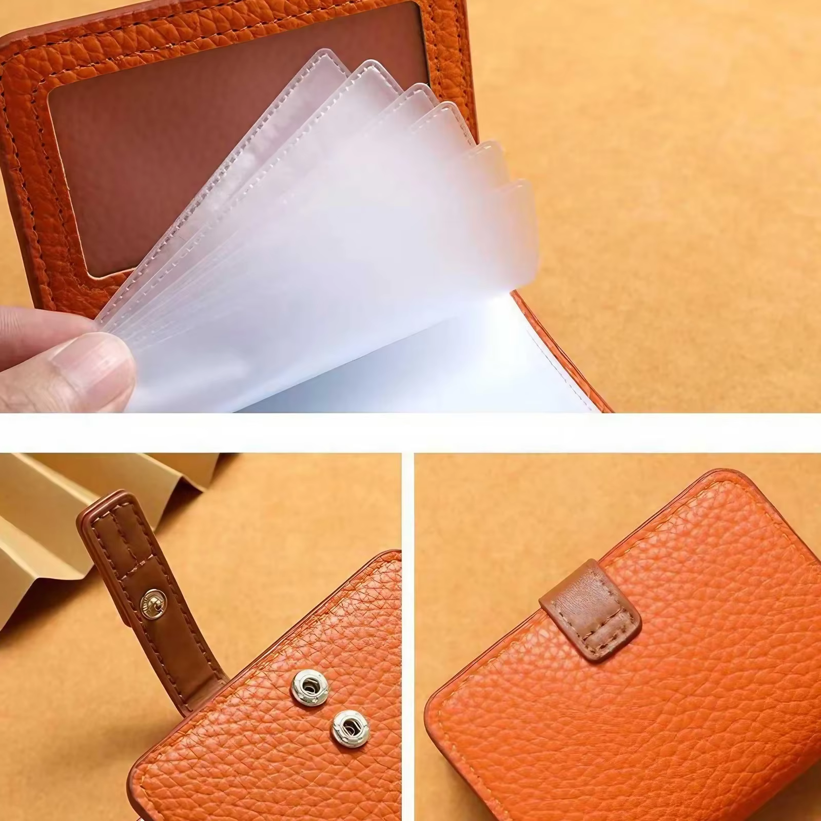 KISMIS Fashion Card Holder - Emplacements multi-cartes et conception de grande capacité