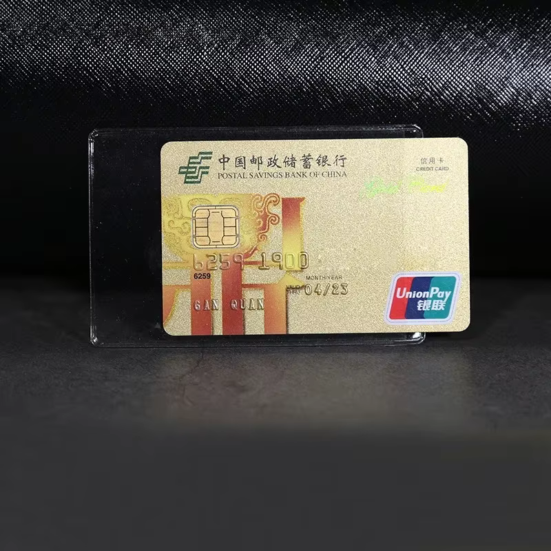 1/5/10 pièces PVC Transparent porte-carte Bus Business Case banque crédit
