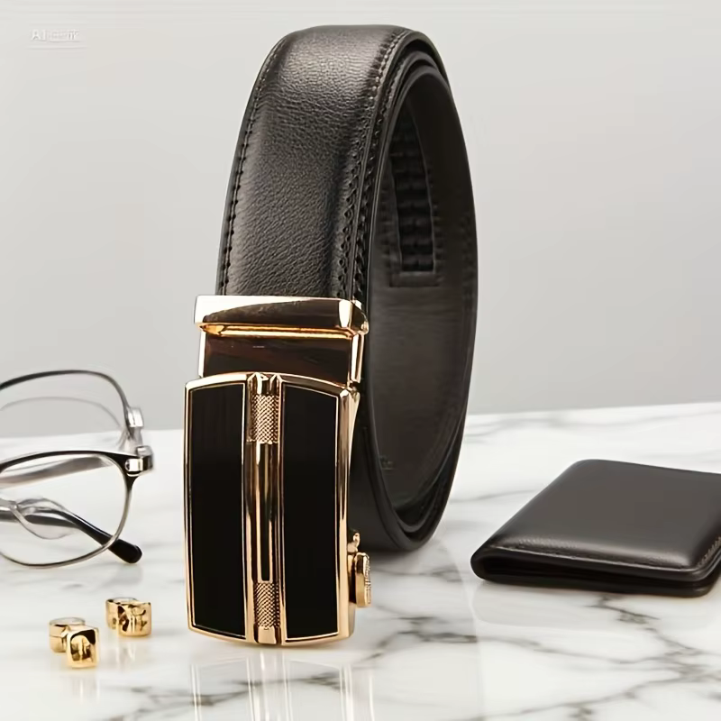 Ceinture à boucle automatique pour homme