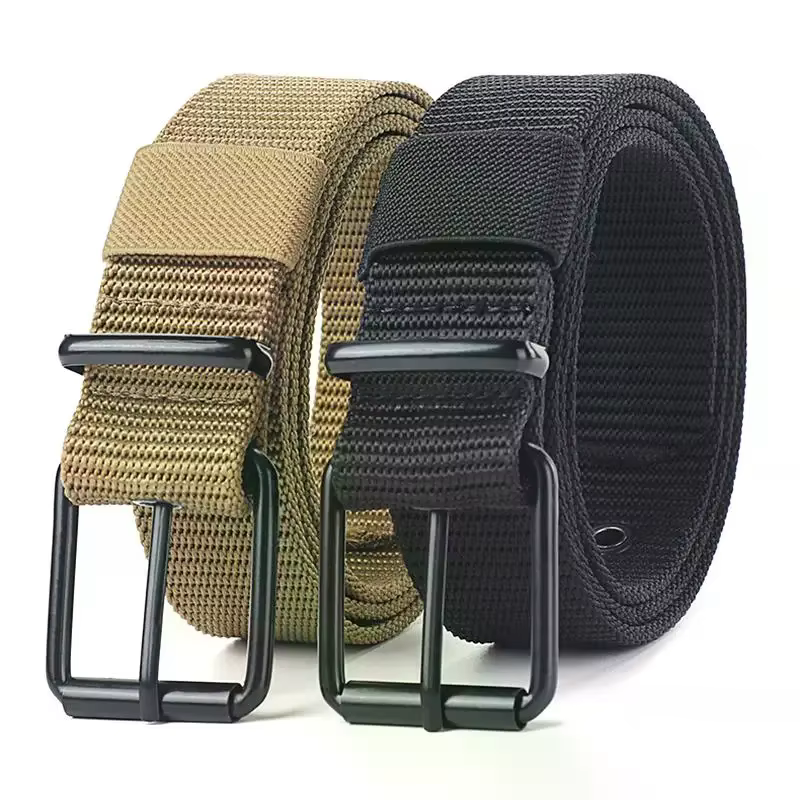 Ceinture pour hommes toile poreuse boucle ardillon