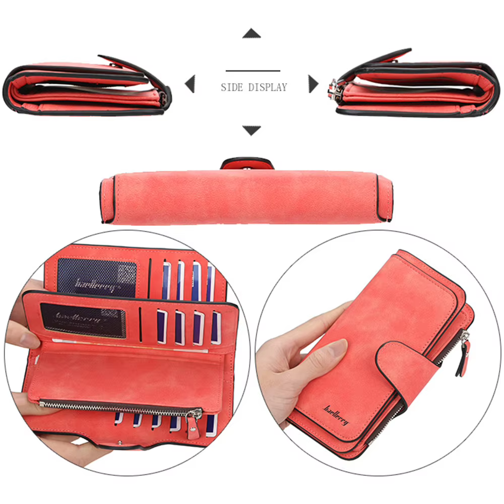 Portefeuille long pour femme élégant et tendance