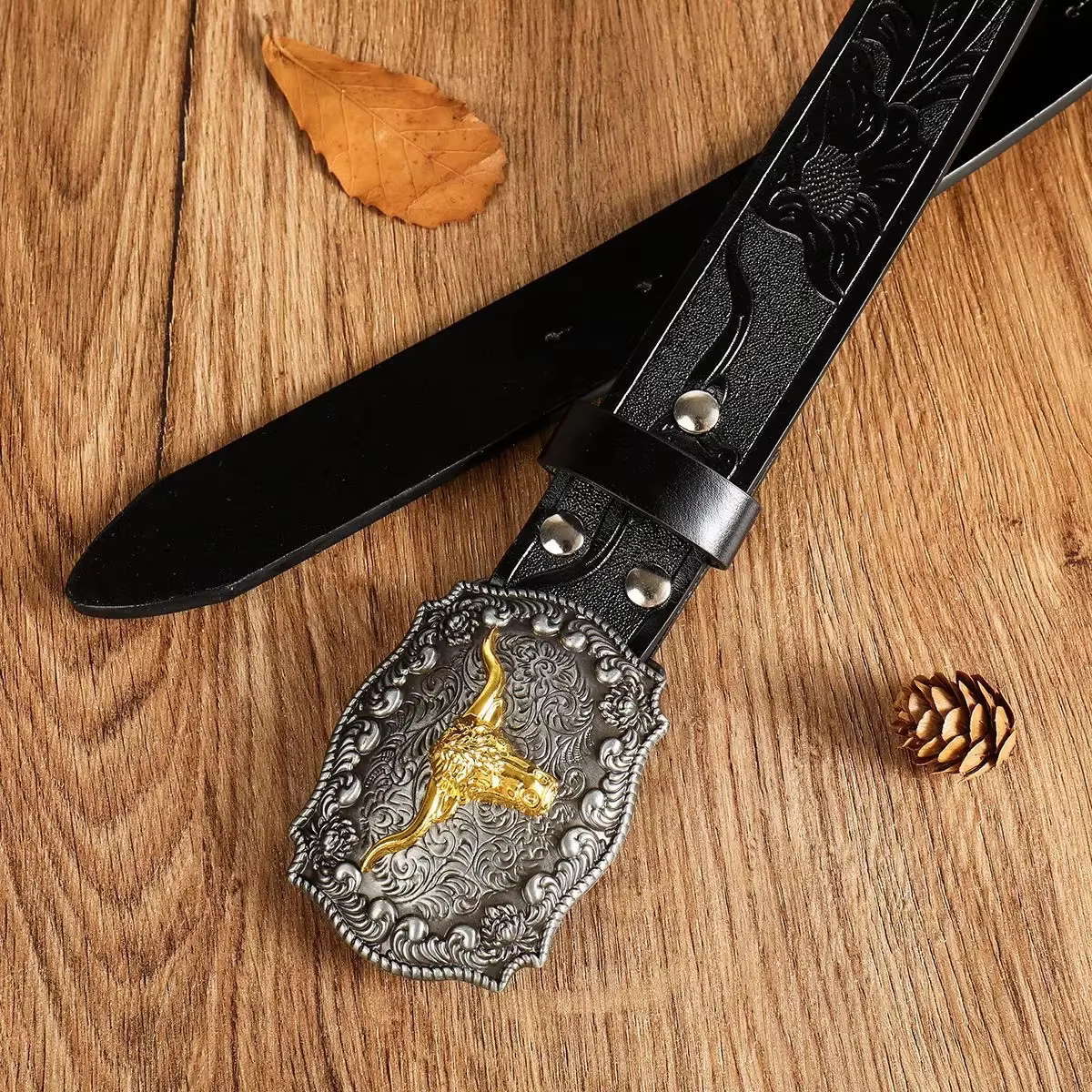 Ceinture de cowboy western pour homme