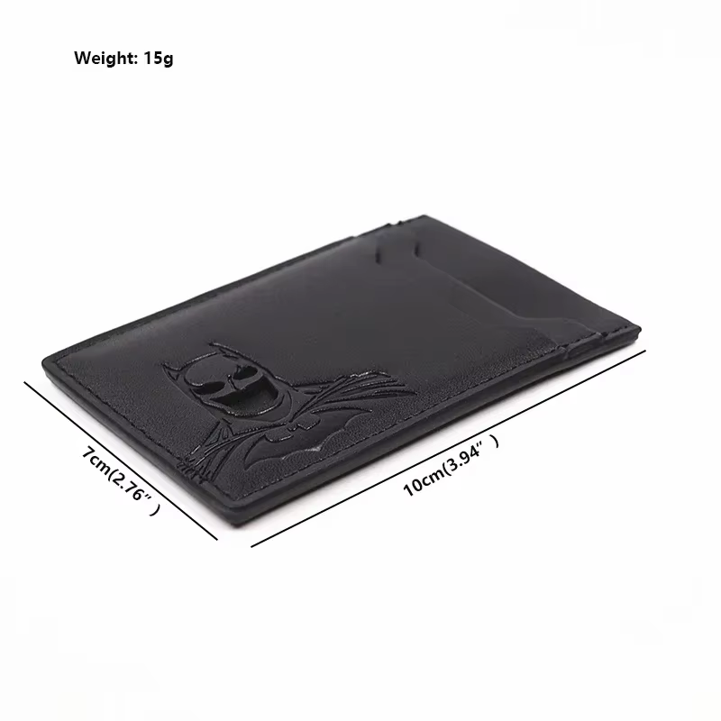Portefeuille Batman en cuir véritable à usage quotidien
