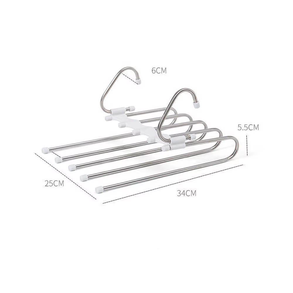 Cintres pour pantalons, gain de place, multicouches, gain de place, porte-vêtements multifonctionnel pour le rangement du placard