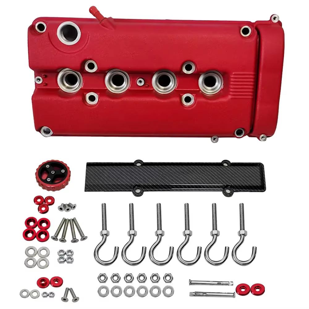 Couvercle de Valve de moteur de voiture, support mural suspendu avec 6 crochets pour décoration murale, crochets de couvercle de Valve de moteur en aluminium