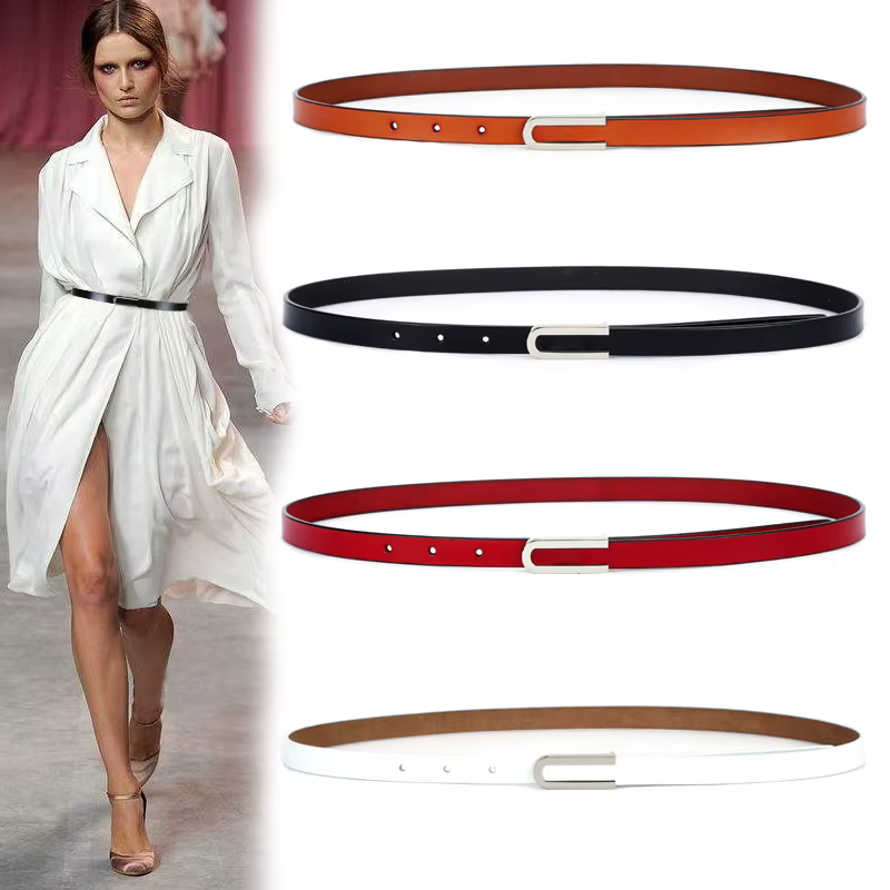 Ceinture audibelt fine pour femme avec jupe