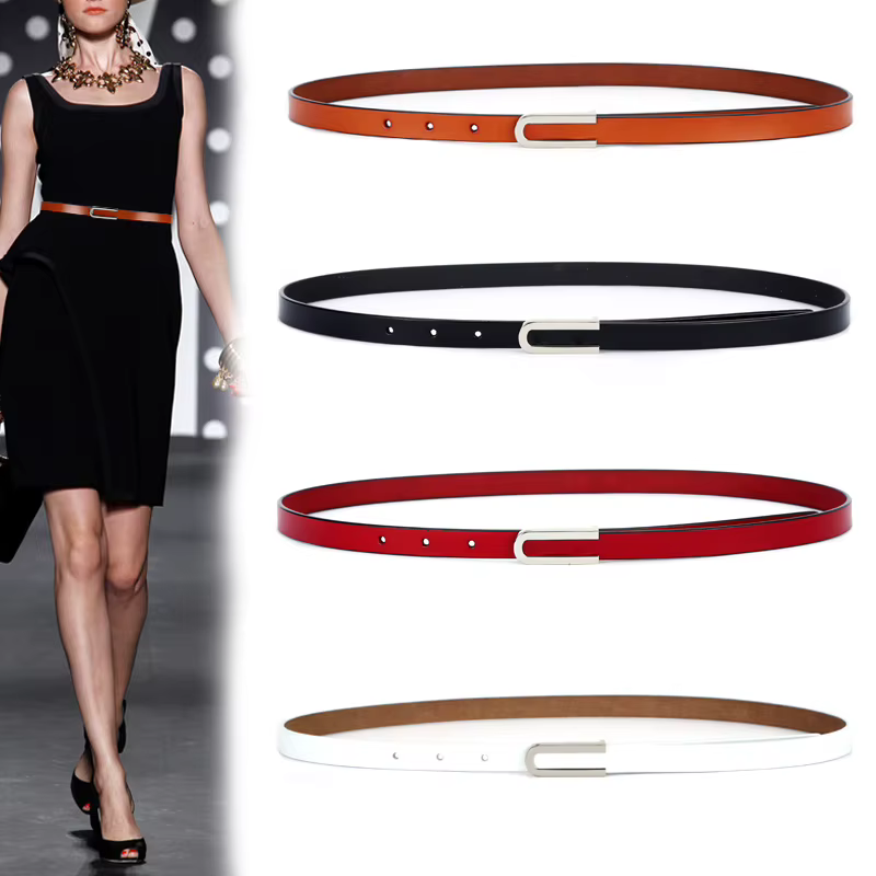 Ceinture audibelt fine pour femme avec jupe