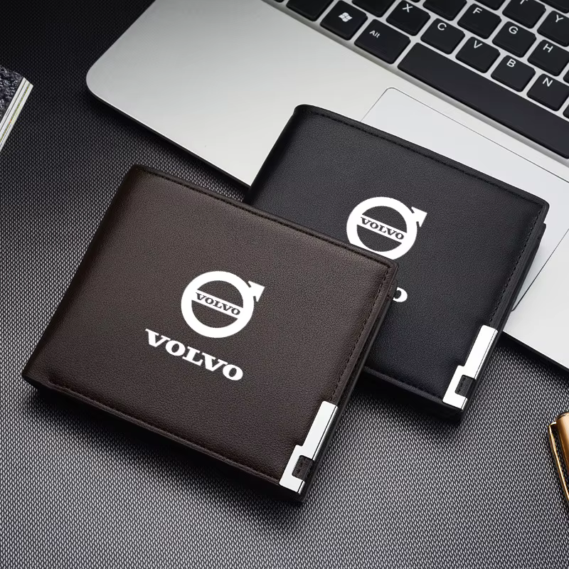 Porte-carte de crédit en cuir pour permis de conduire de voiture, portefeuille d'affaires pour Volvo Rdesign AWD C30 C70 S40 S70 S80 S90 V40 V50 V60 V70 V90