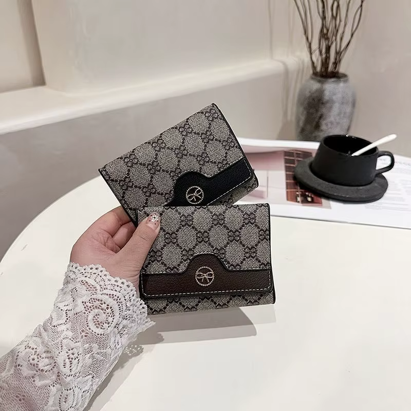 Portefeuille long classique de luxe rétro unisexe