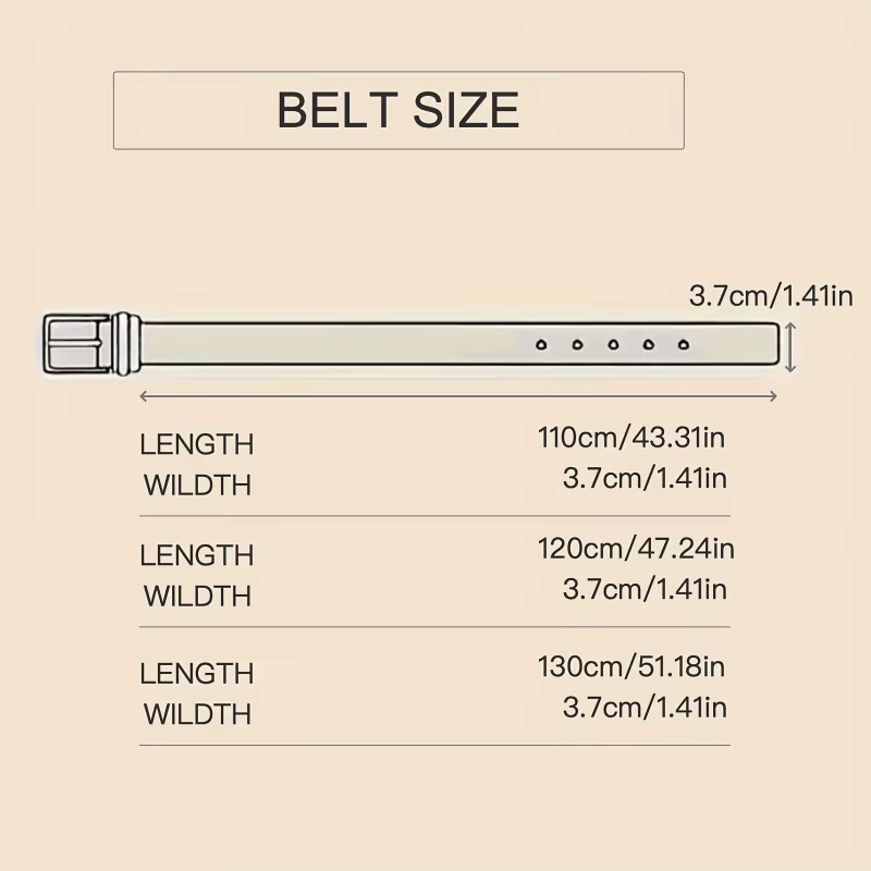Ceinture pour homme en PU blanc avec design rayé rouge et bleu