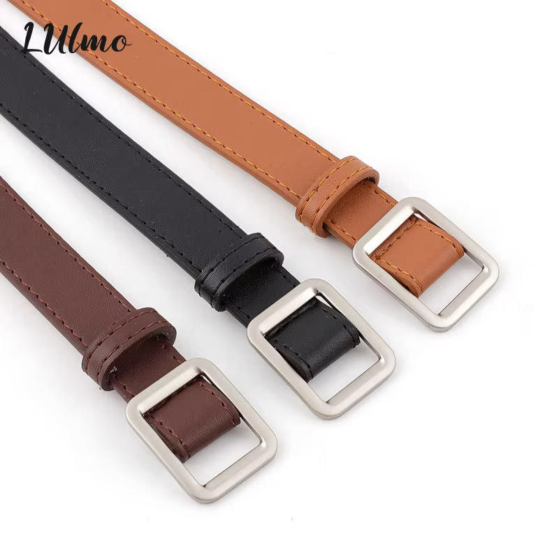 Ceinture en cuir véritable pour femmes