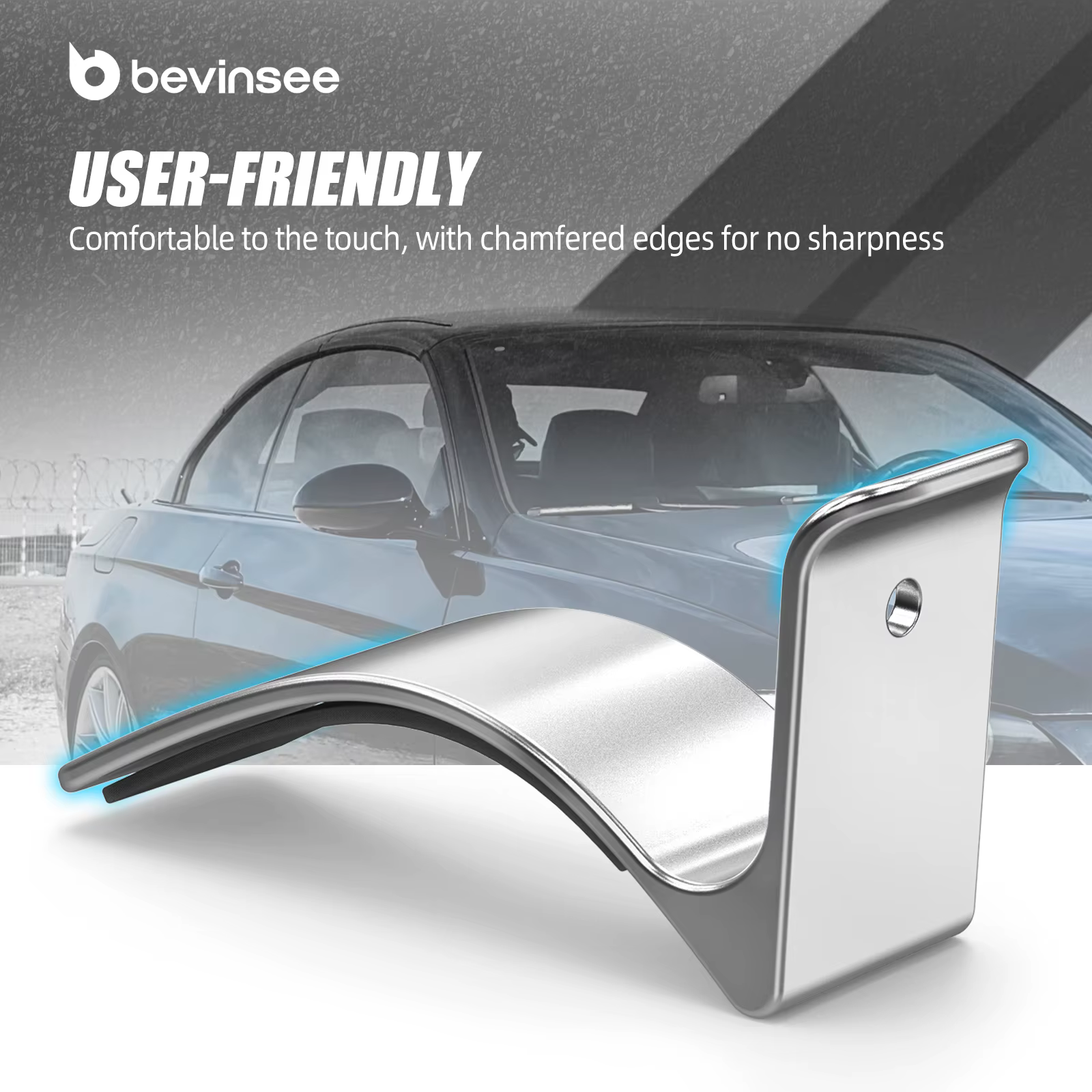 Extension de ceinture de sécurité BEVINSEE pour BMW E92 Série 3 2005-2013 – Remplacement de la rallonge de boucle de ceinture de sécurité