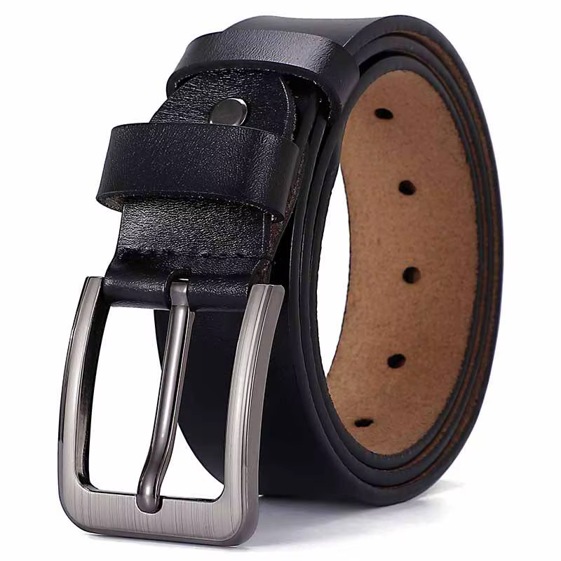 Ceinture en cuir véritable pour hommes et femmes
