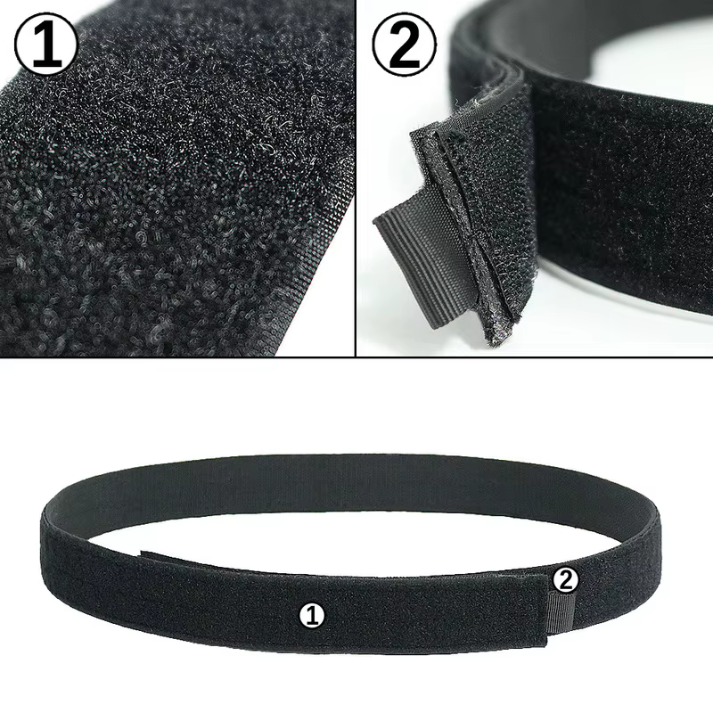 Crochet à boucle Simple EDC/ceinture intérieure ceinture tactique Velcro réglable 82-108cm