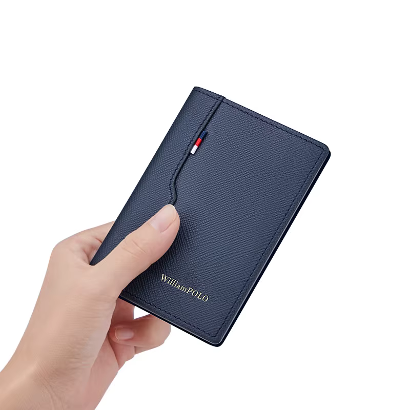 Porte-cartes en cuir pour hommes