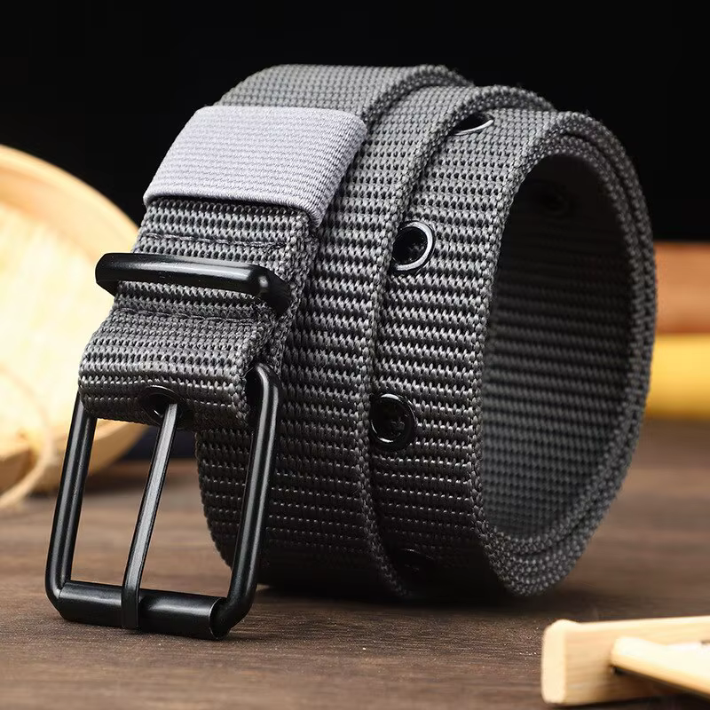 Ceinture pour hommes toile poreuse boucle ardillon