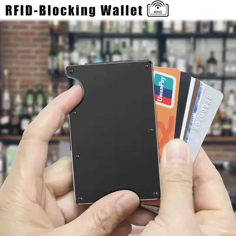 Porte-cartes en Fiber de carbone pour hommes