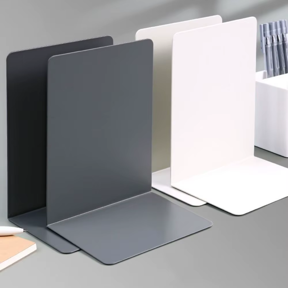 Support de livre serre-livres de bureau en forme de L, présentoir Durable, Support de livre Simple INS pour étudiant