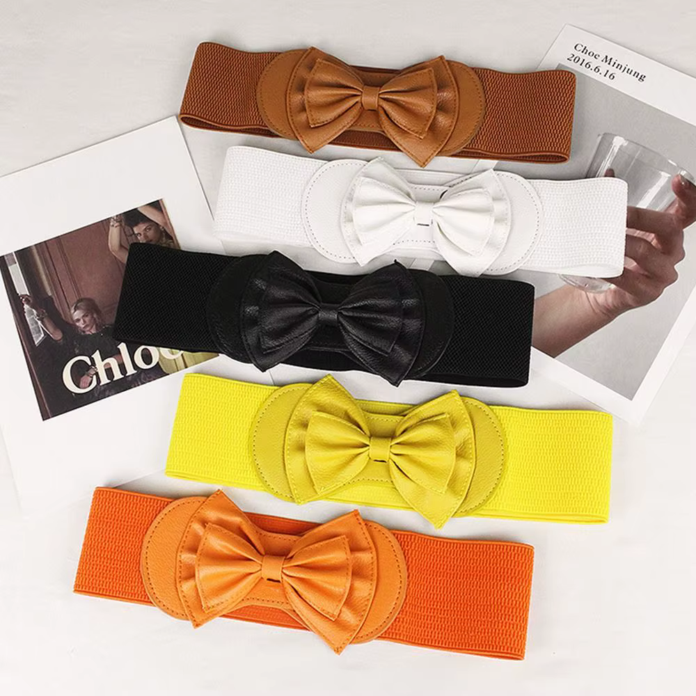 Ceinture élégante pour femme avec nœud décoratif