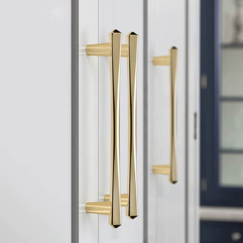 Armoire de poignée de porte d'armoire haut de gamme moderne, armoire de cuisine, armoire de luxe légère personnalisée en forme d'éventail, boutons de poignée de tiroir
