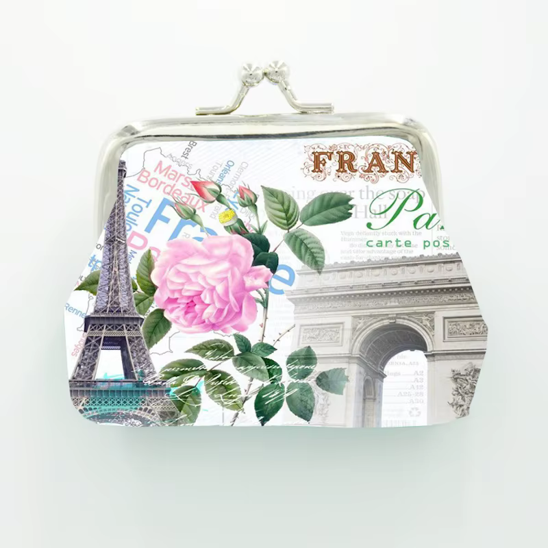 Porte-monnaie en cuir PU personnalisé