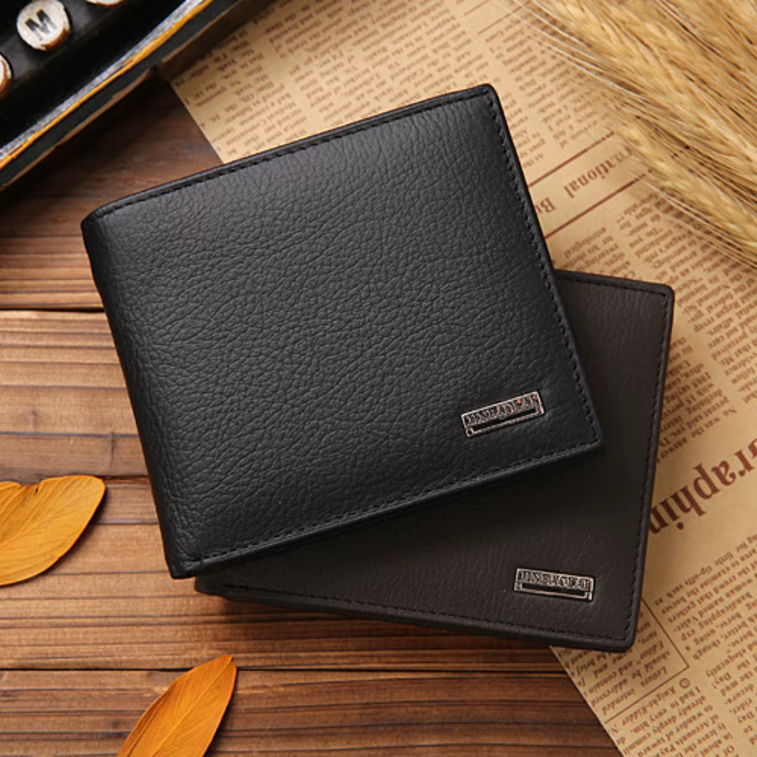 Cuir véritable hommes portefeuilles produit Premium