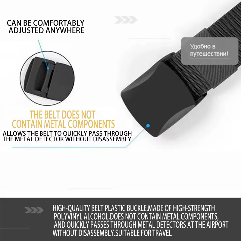 Ceinture tressée en Nylon pour hommes