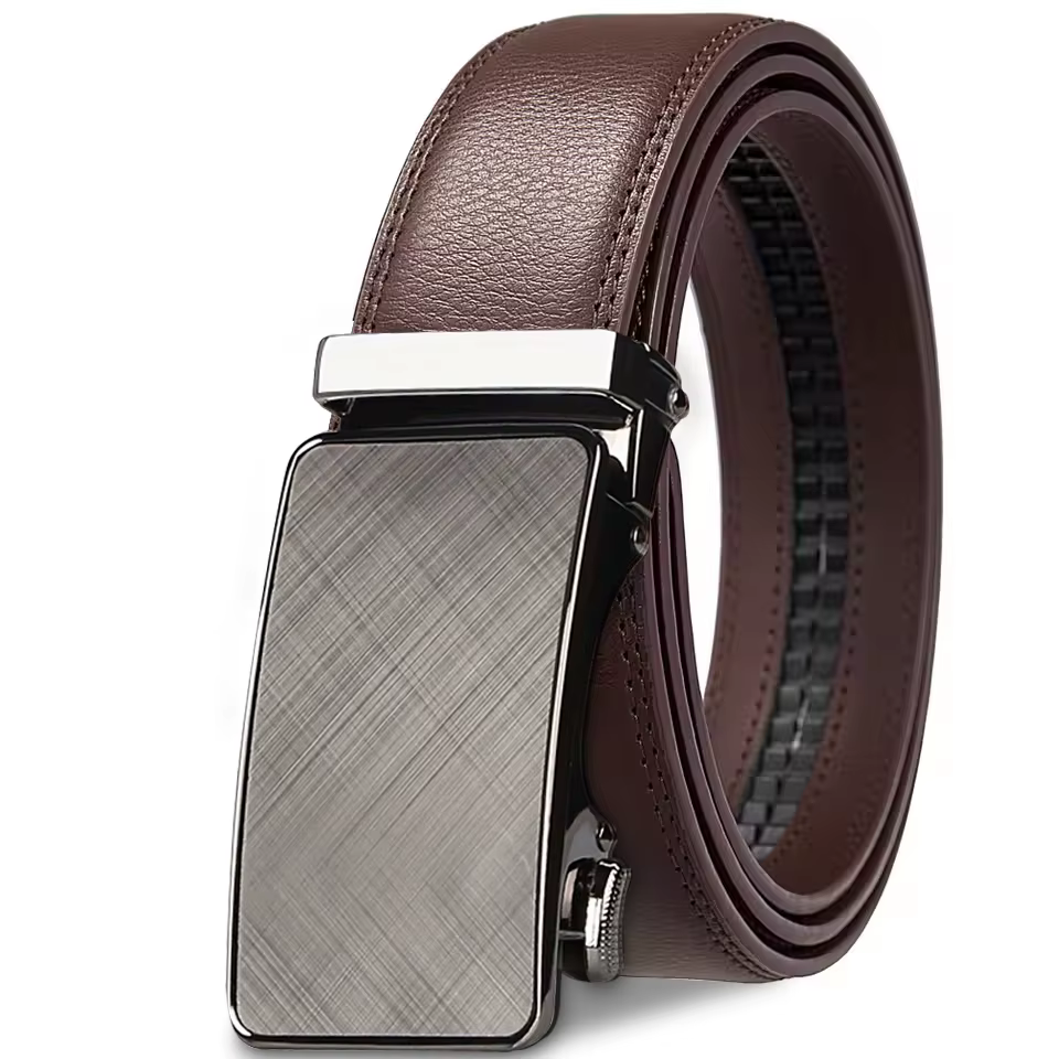 Ceinture en cuir véritable pour hommes