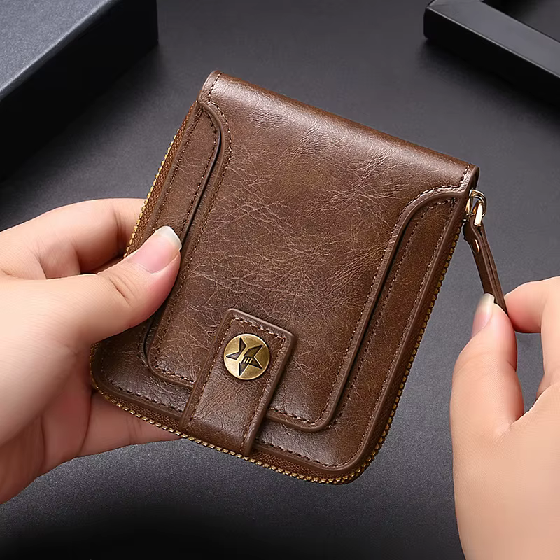 Portefeuille court pour homme
