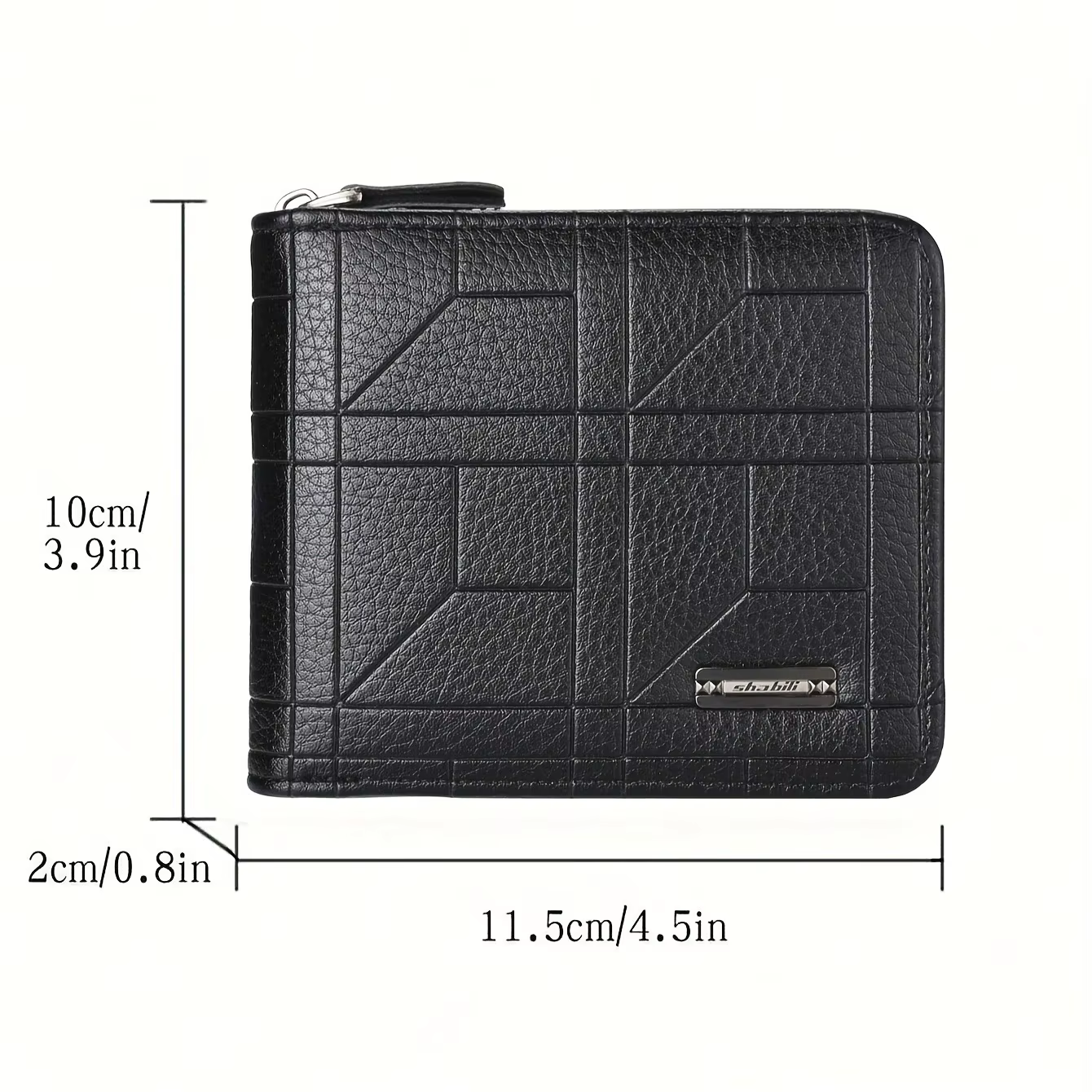 Portefeuille pour homme imprimé PU