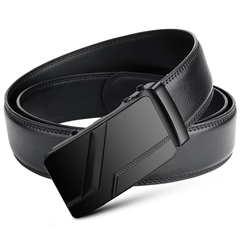 Haute qualité 105 150 140 130 160 170 cm grande taille hommes ceinture mode luxe alliage automatique boucle noir PU cuir ceintures